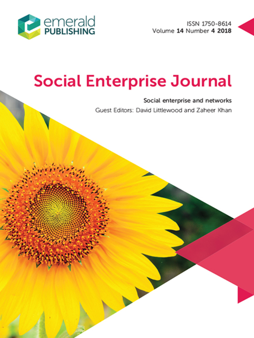 Cover image for Social Enterprise Journal, Volume 14, Number 4